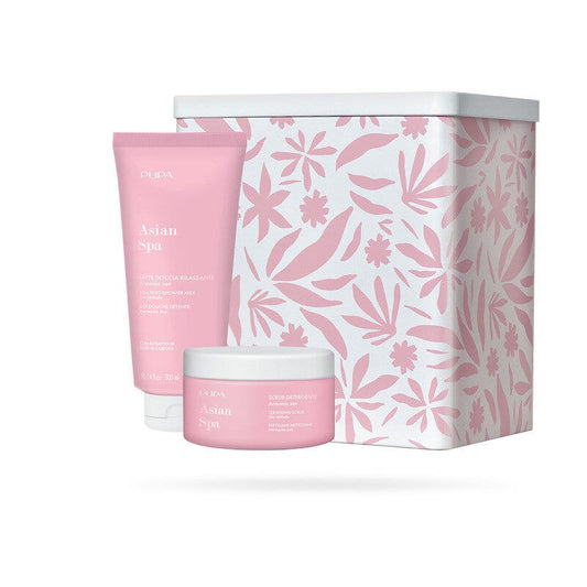 Pupa Asian Spa Kit Latte Doccia Rilassante + Scrub Detergente Corpo 300ml + 250ml