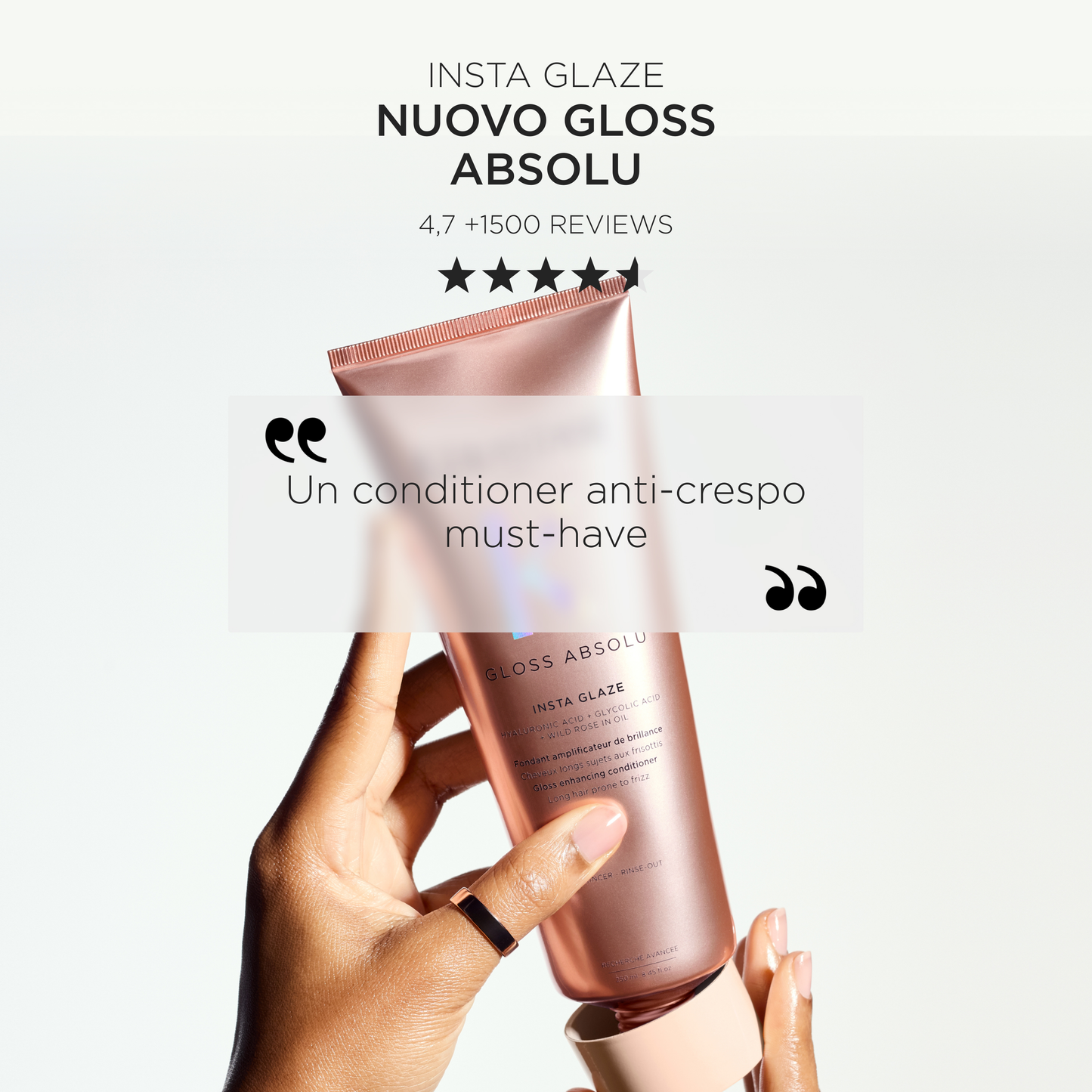 Kérastase Gloss Absolu Conditioner Insta Glaze per capelli tendenti al crespo 250ml