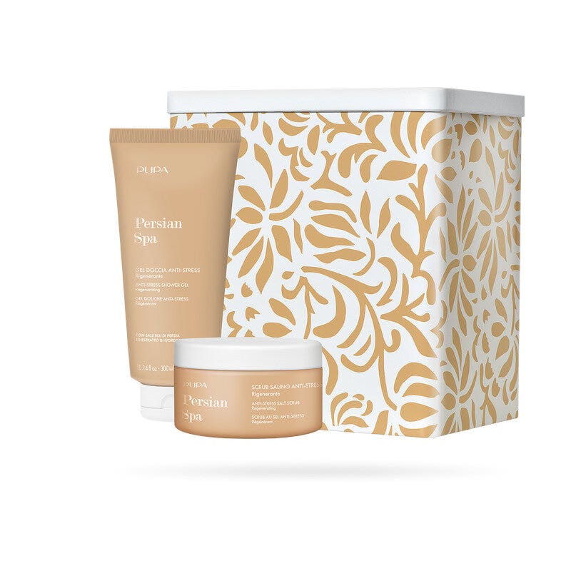Pupa Persian Spa Kit Gel Doccia + Scrub Salino Anti-stress 300ml + 350g