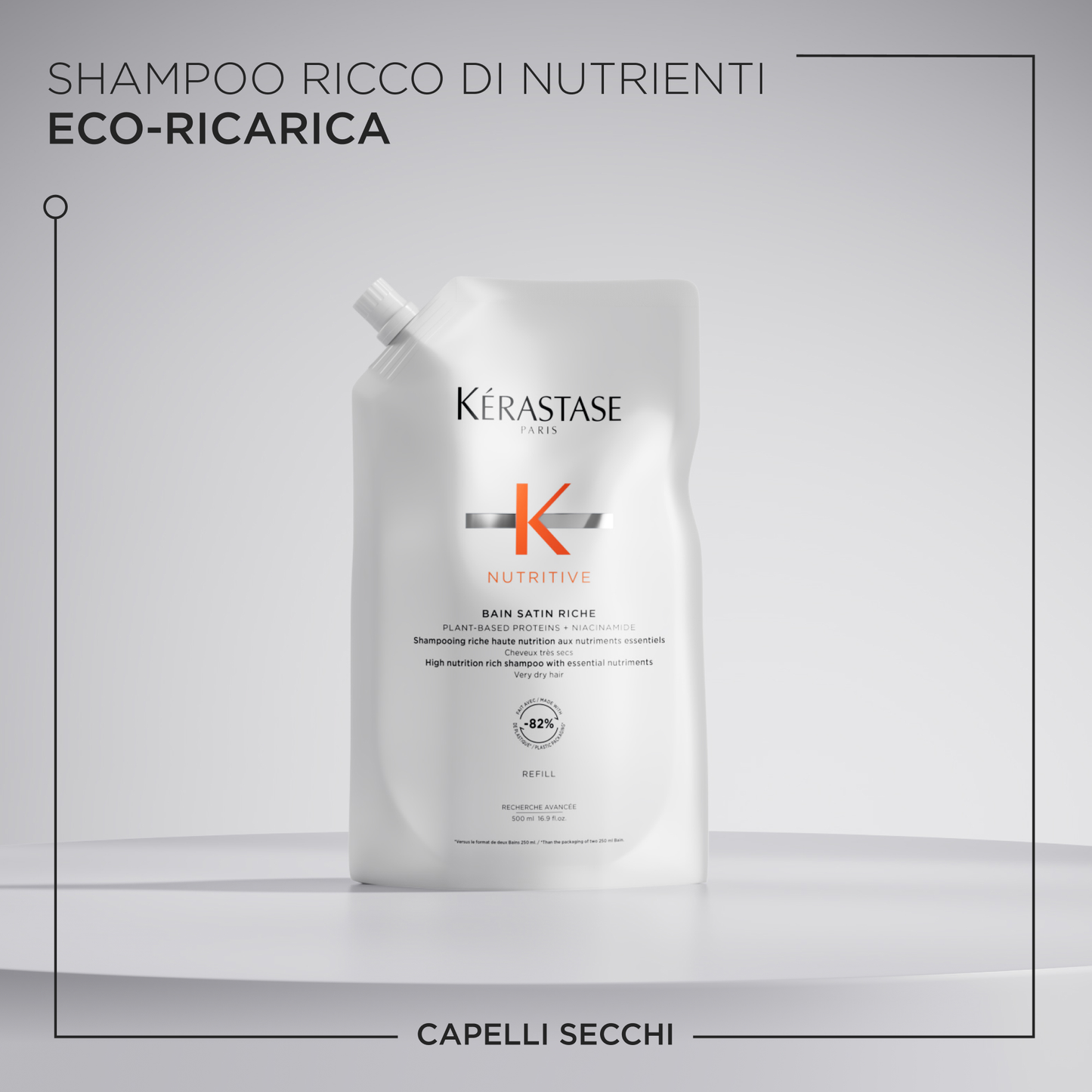 Kérastase Nutritive Bain Satin Riche Eco Ricarica 500ml