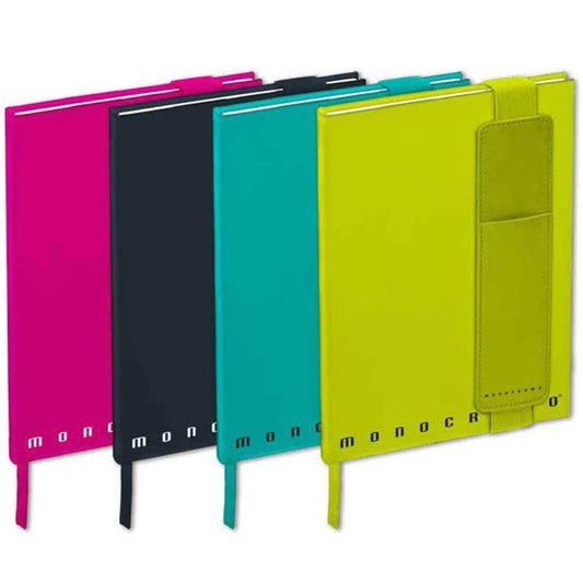 Notebook con Elastico Portapenne Monocromo
