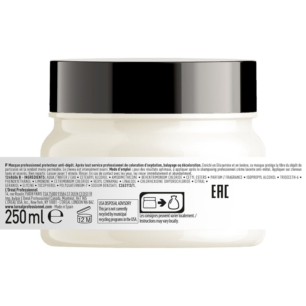 Serie Expert Metal Detox Maschera 250ml