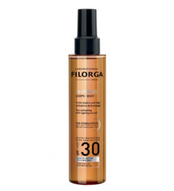 Filorga Uv-Bronze Body 30 Olio Solare Anti-Età Acceleratore Di Abbronzatura Spf 30 150ml