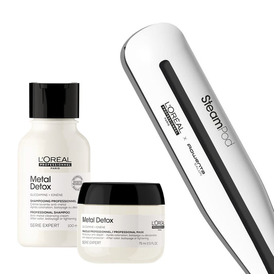 Bundle Steampod con Travelsize Metal Detox