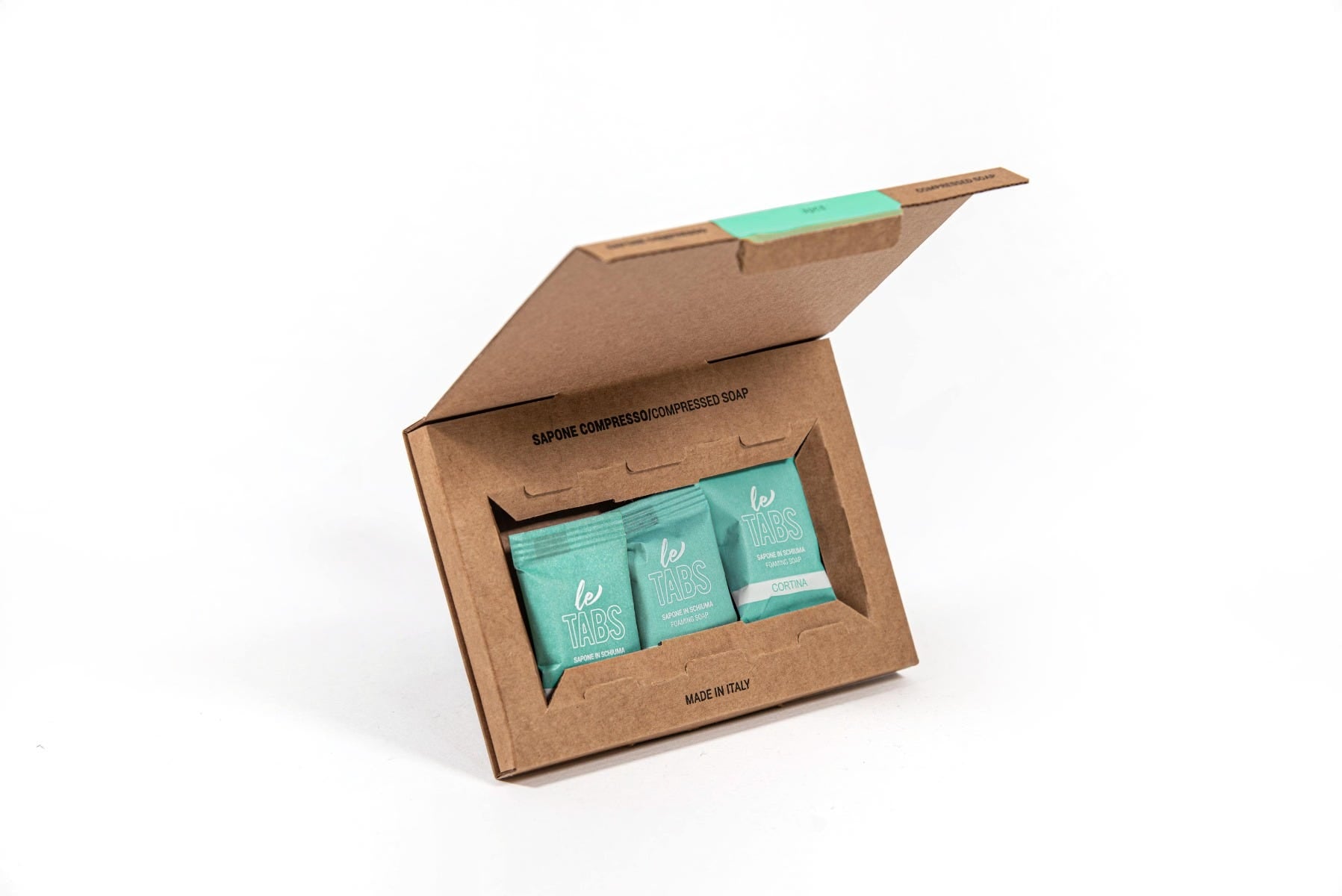 Napkin Letabs Sapone Compresso 3 Tabs Monofragranza Cortina