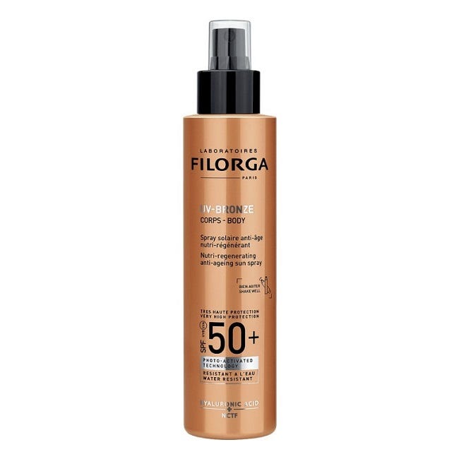 Filorga UV Bronze Body Spray Solare Anti-Età Nutri-Rigenerante SPF50+ 150ml