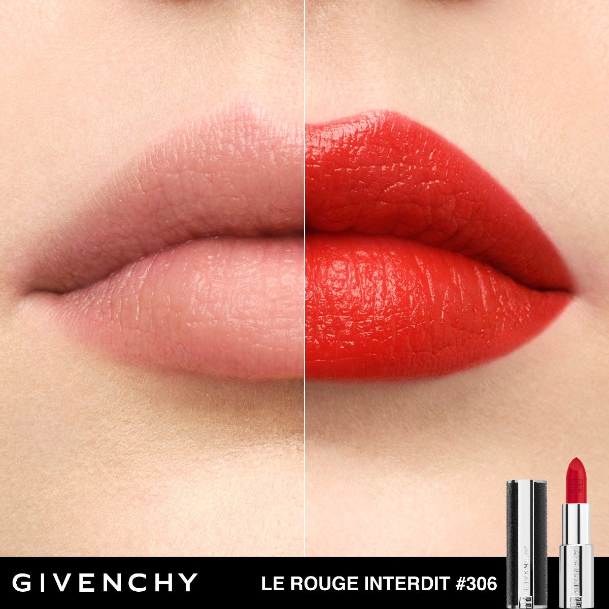 Le Rouge Interdit Intense Silk - 306 Carmin Escarpin