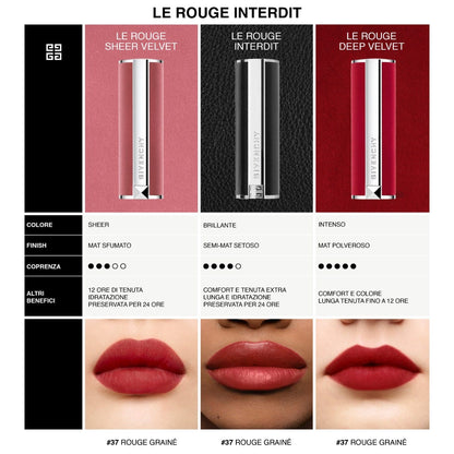 Le Rouge Interdit Intense Silk - 334 Grenat Volontaire