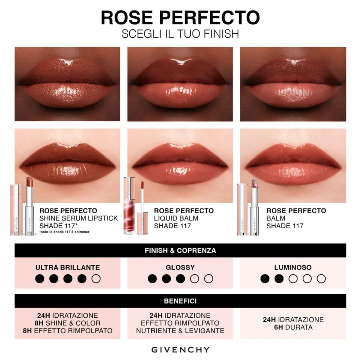 Rossetto Rose Perfecto Shine Serum Lipstick