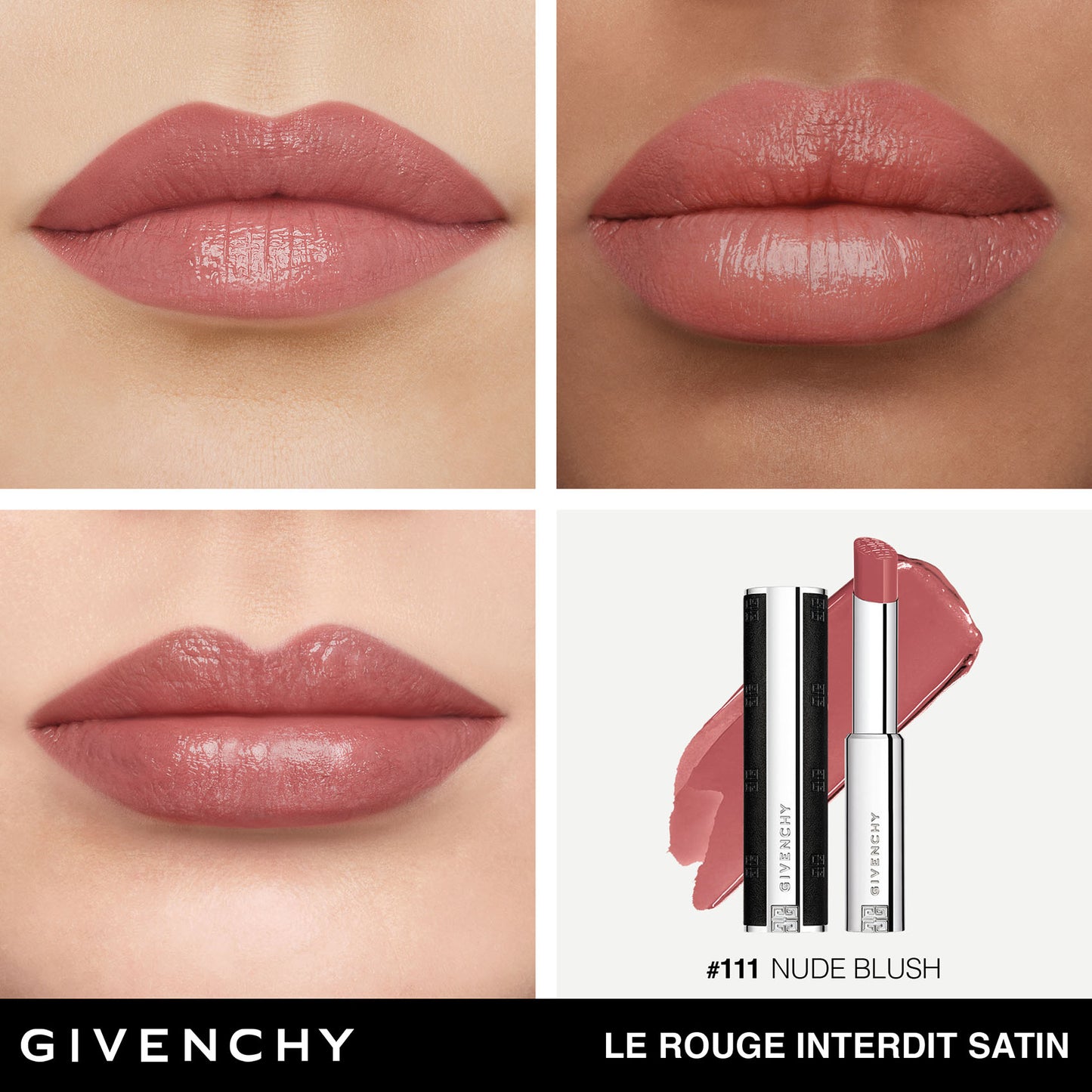 Le Rouge Interdit Satin N.111 Nude Blush