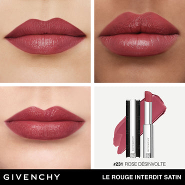 Le Rouge Interdit Satin N.231 se Désinvolte