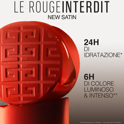 Le Rouge Interdit Satin N.310 Rouge Incandescent