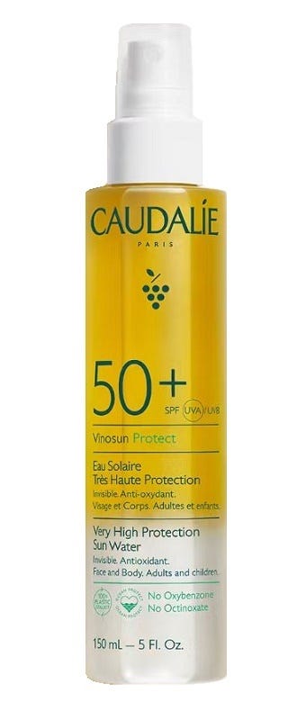 Caudalie Vinosun Protect Acqua Solare Ad Altissima Protezione 150ml SPF50+