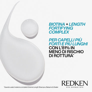 Redken Extreme Length Shampoo per capelli indeboliti 300ml