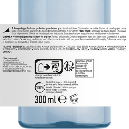 Serie Expert Scalp Pure Resource Shampoo 300ml