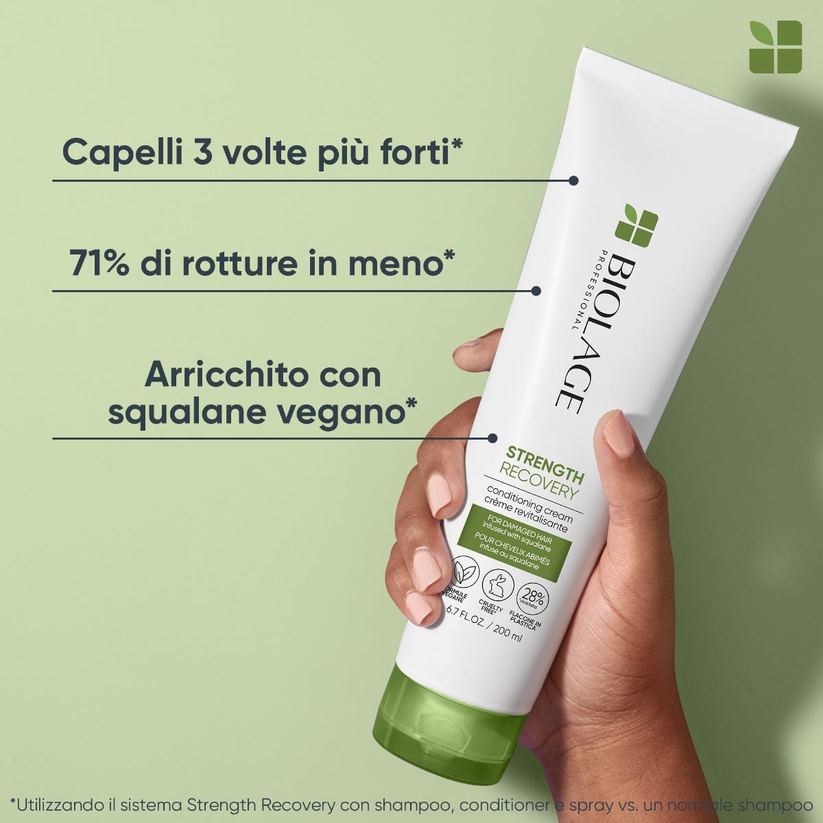 Biolage Strength Recovery Conditioner per Capelli Danneggiati 200 ml