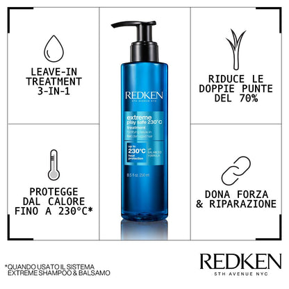 Redken Extreme Play Safe 230° Leave-In per capelli indeboliti 250ml