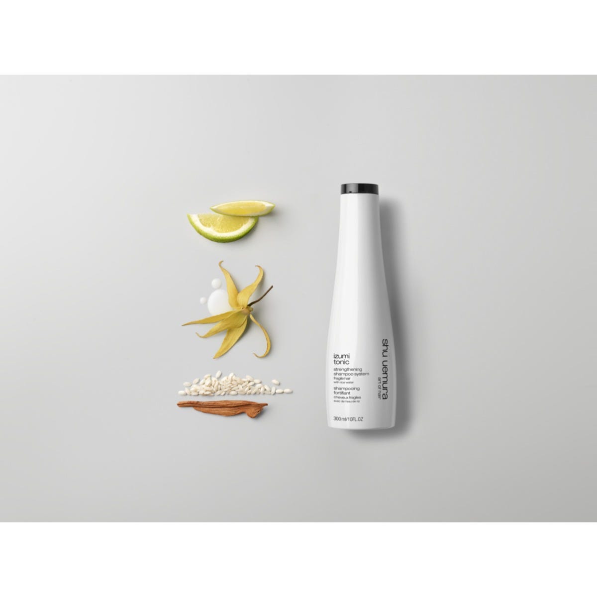 shu uemura art of hair izumi tonic shampoo rinforzante per capelli fragili 300ml