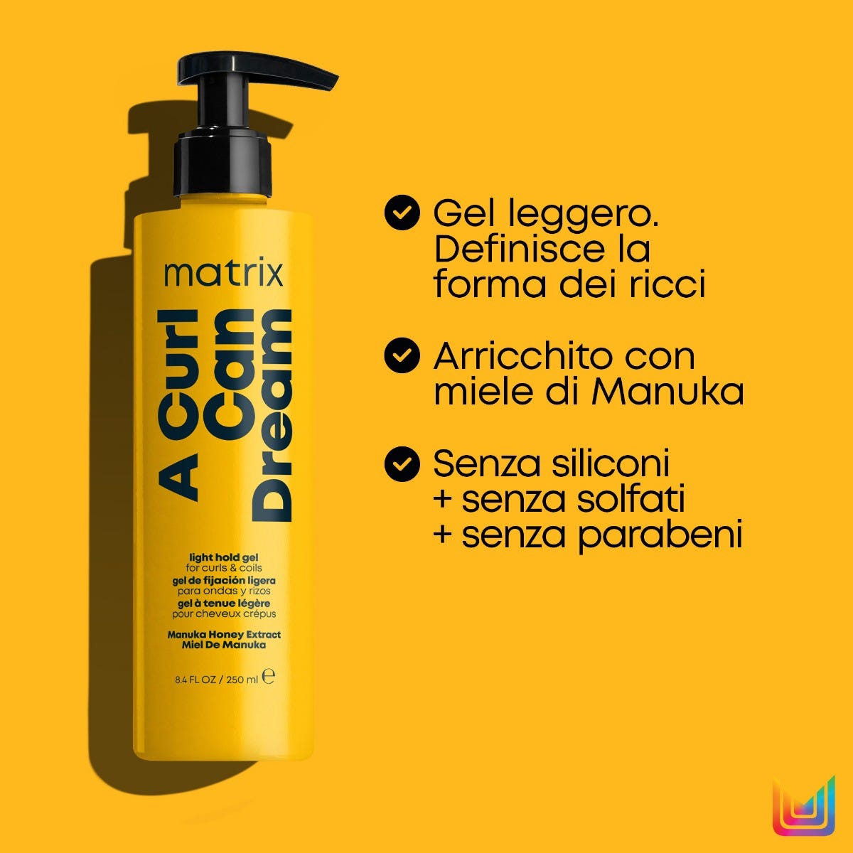 Matrix A Curl Can Dream Gel per capelli ricci e mossi 250ml