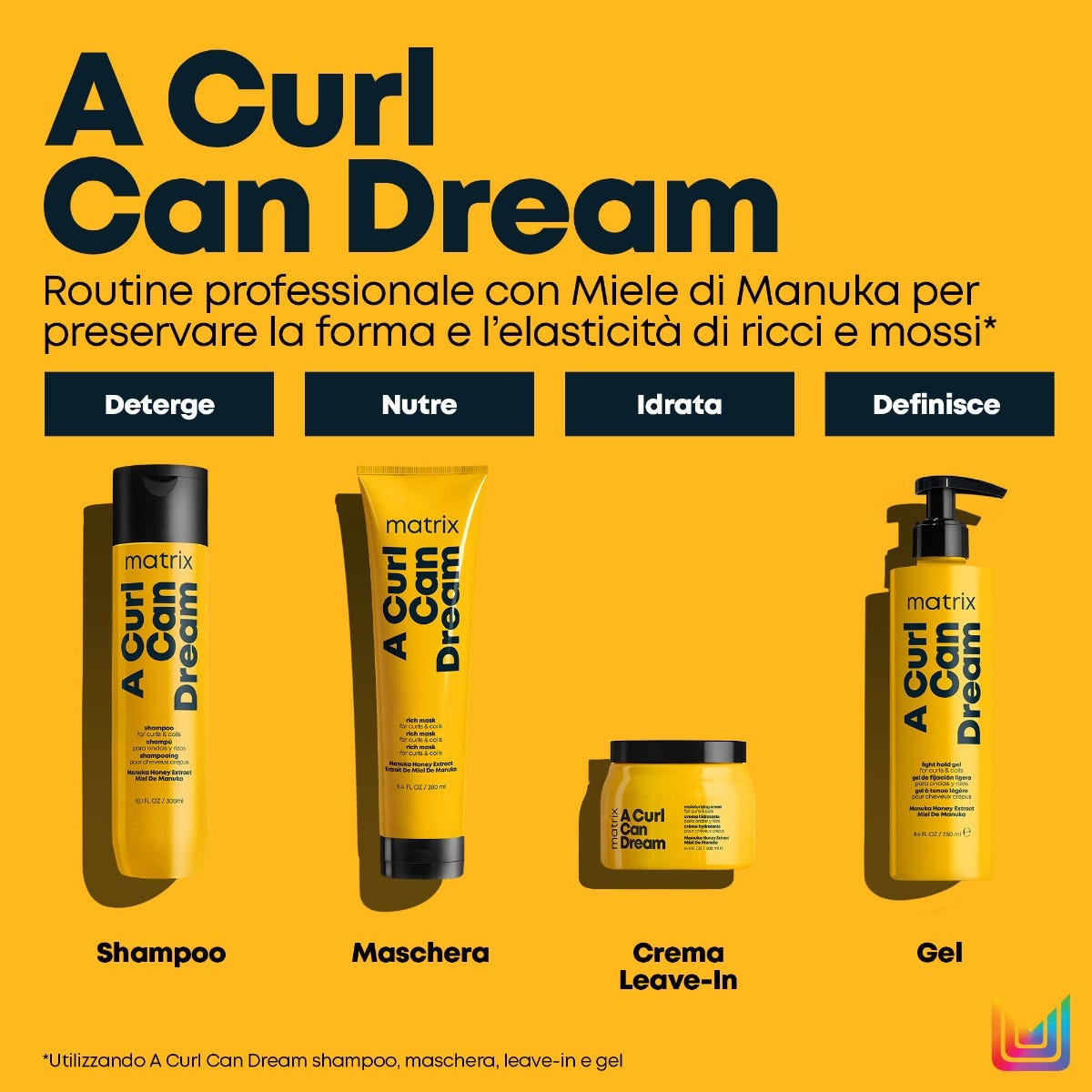 Matrix A Curl Can Dream Gel per capelli ricci e mossi 250ml