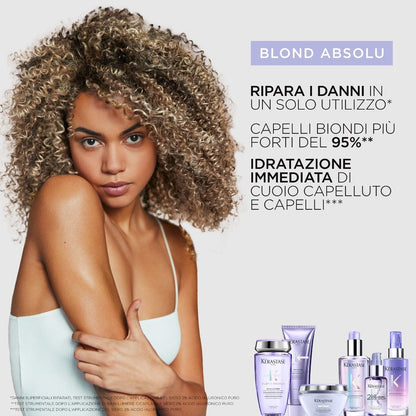 Kérastase Blond Absolu Siero 2% Acido Ialuronico Puro Per Cute e Capelli Biondi 50ml