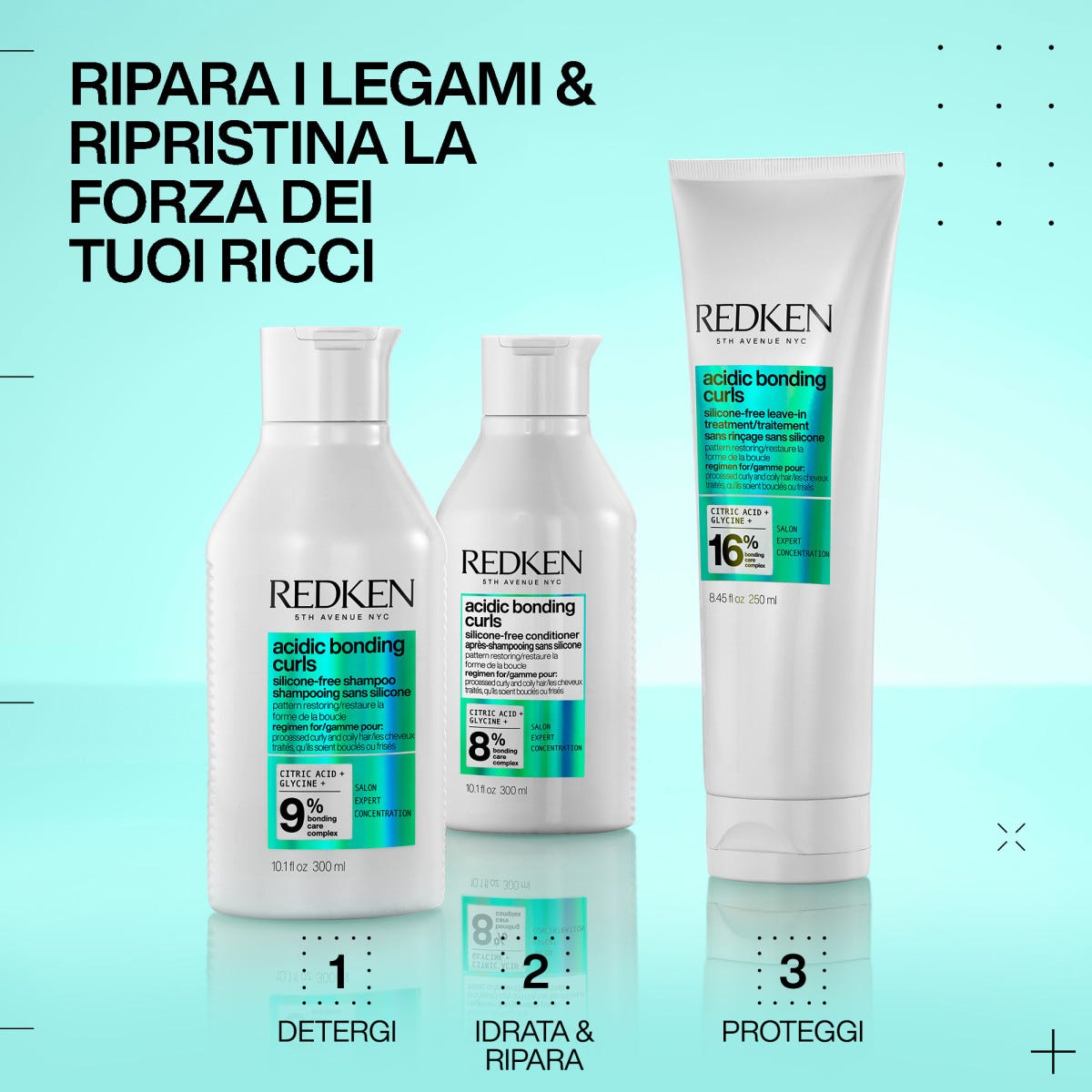 Redken Acidic Bonding Curls Trattamento Leave-In per ricci danneggiati 250ml