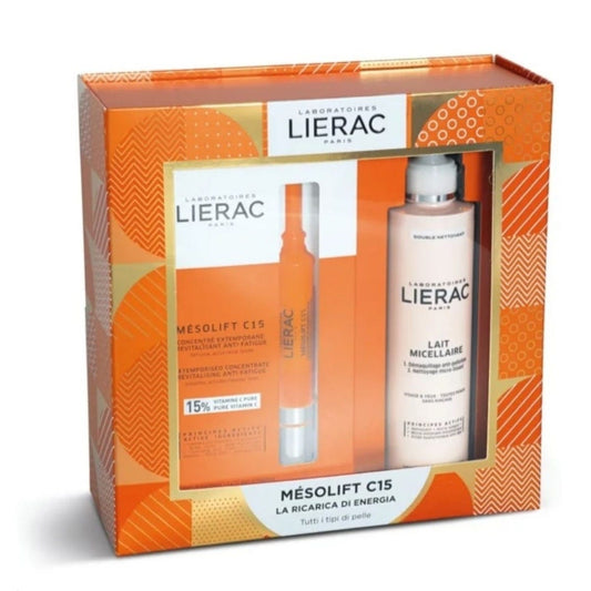 Lierac Cofanetto Mésolift C15 30ml + Latte Micellare Struccante 200ml