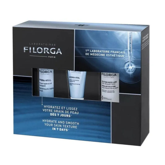 Filorga Basic Coffret Idratante E Rimpolpante Siero 30ml + Crema 15ml + Soluzione Micellare 50ml