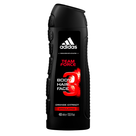 Adidas Team Force 3In1 Body, Hair And Face Shower Gel For Him 400 ml