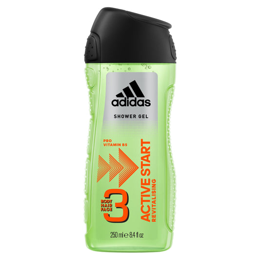 Adidas Active Start 3In1 Body, Hair And Face Shower Gel For Him