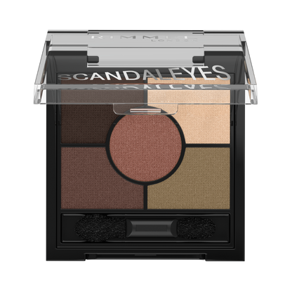 Rimmel London Scandaleyes 5 Pan Palette Eyeshadow - 002 Brixton Brown
