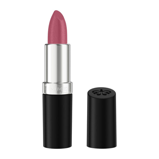 Rimmel Lasting Finish, 066 Heather Shimmer, Rossetto Satinato, Lunga Durata, Finish Satinato, Ricco Colore, Idratante, Formula Vegana, 4g