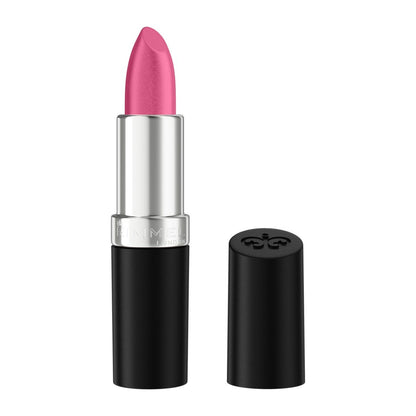 Rimmel Lasting Finish, 086 Sugar Plum, Rossetto Satinato, Lunga Durata, Finish Satinato, Ricco Colore, Idratante, Formula Vegana, 4g