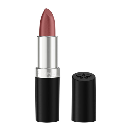 Rimmel Lasting Finish, 264 Coffee Shimmer, Rossetto Satinato, Lunga Durata, Finish Satinato, Ricco Colore, Idratante, Formula Vegana, 4g