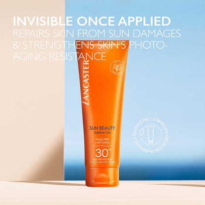 Lancaster Sun Beauty Sublime Tan Body Milk SPF 30 Latte Corpo E Viso 250ml