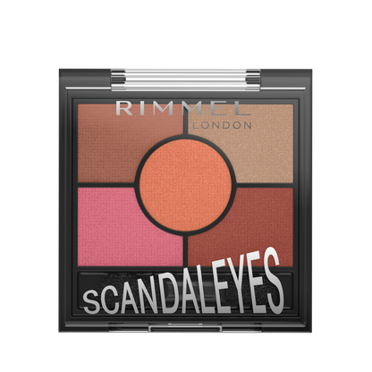 Rimmel London Scandaleyes 5 Pan Palette Eyeshadow - 004 Burgundy Pink