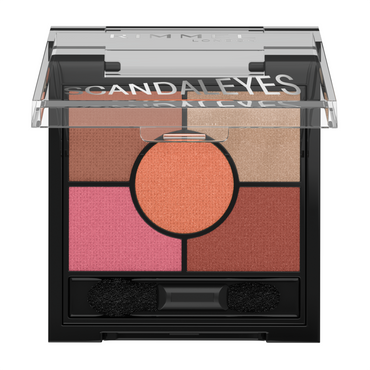 Rimmel London Scandaleyes 5 Pan Palette Eyeshadow - 004 Burgundy Pink