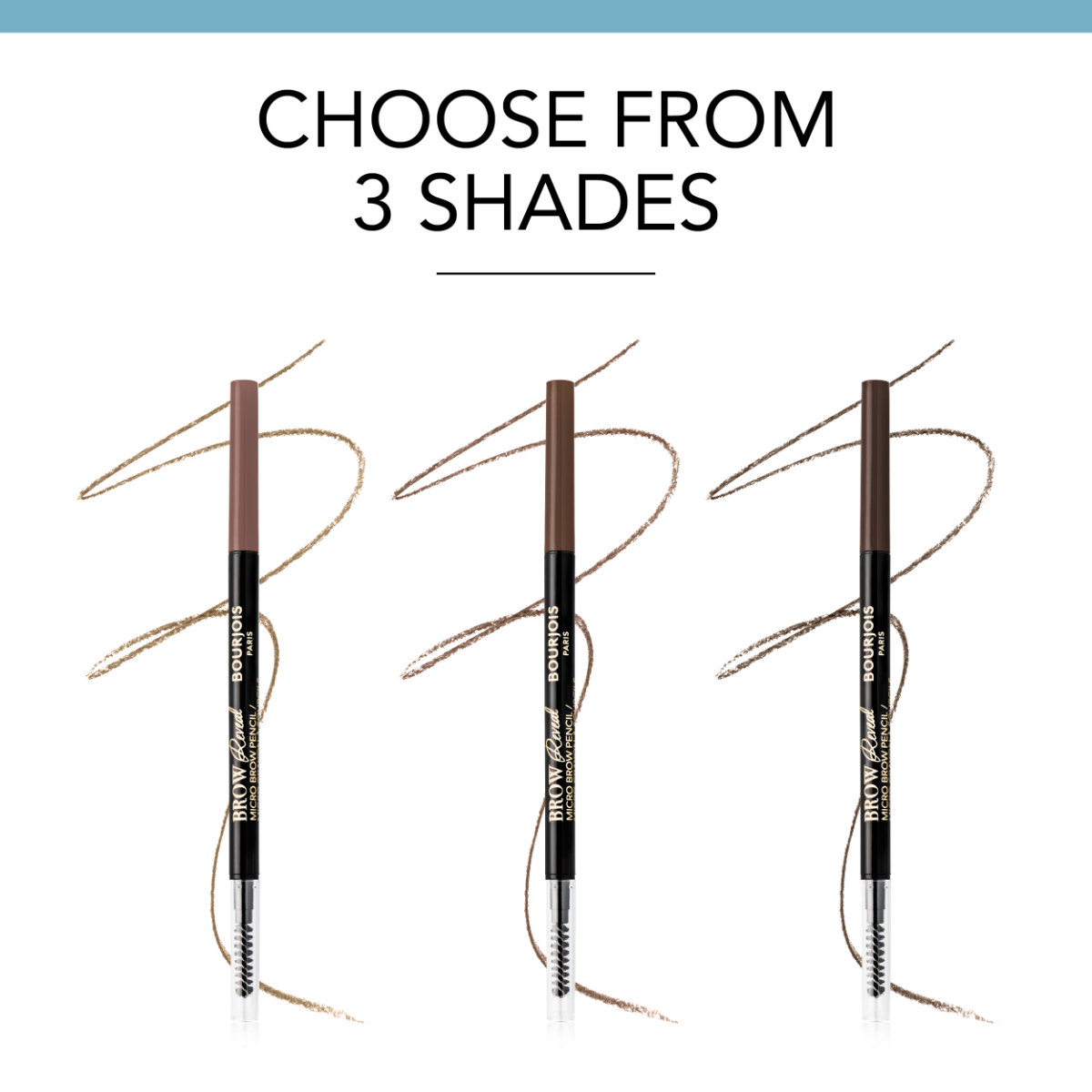 Bourjois Matita Sopracciglia Micro Brow Reveal, Dark Brown, 0.09 g