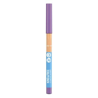 Rimmel London Kind & Free Clean Matita occhi, Texture Cremosa, Formula vegana