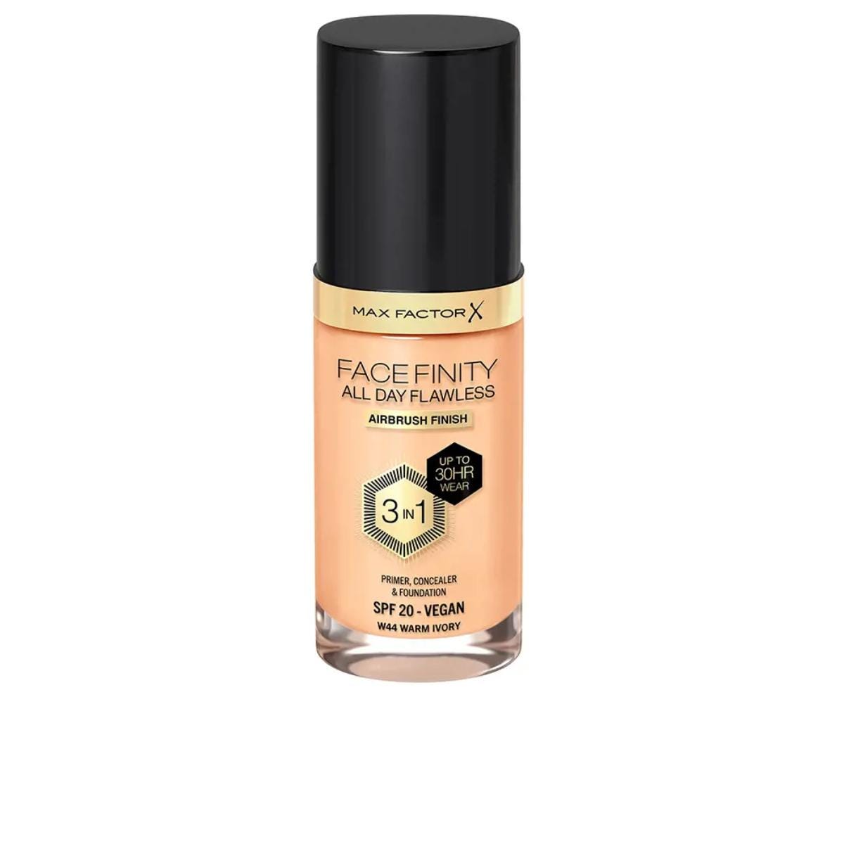 Primer, correttore e fondotinta FACEFINITY 3IN1 - 44 Avorio Caldo