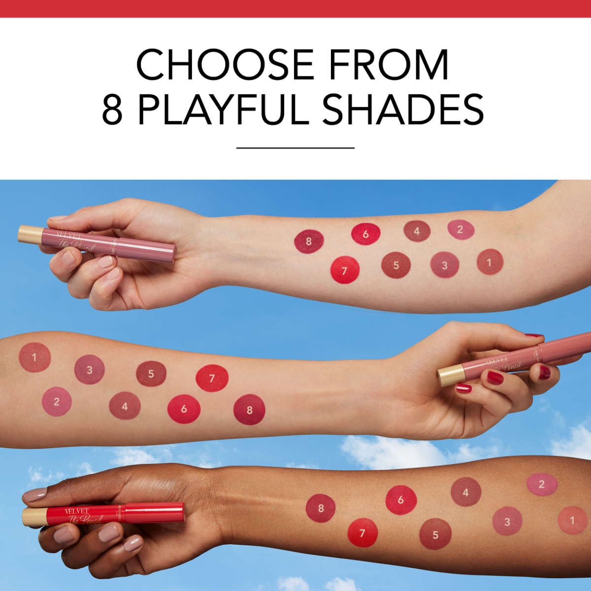 Bourjois, Velvet the Pencil, Rossetto Twistable Vellutato, Formula Transferproof