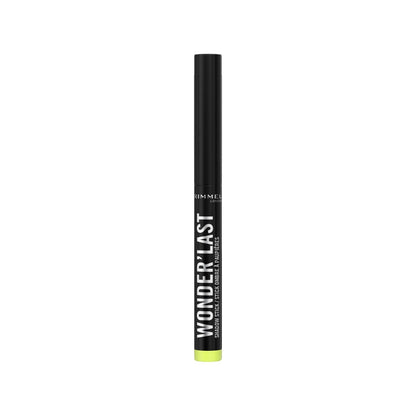 Rimmel Wonder'Last, 008 Galactic Green, Ombretto in stick, Colore vibrante e d’impatto, Facile da applicare, Texture confortevole, Formula ultra-cremosa, Formula Vegana, 1,64 g