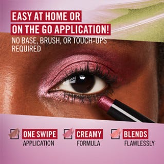 Rimmel Wonder'Last, 008 Galactic Green, Ombretto in stick, Colore vibrante e d’impatto, Facile da applicare, Texture confortevole, Formula ultra-cremosa, Formula Vegana, 1,64 g