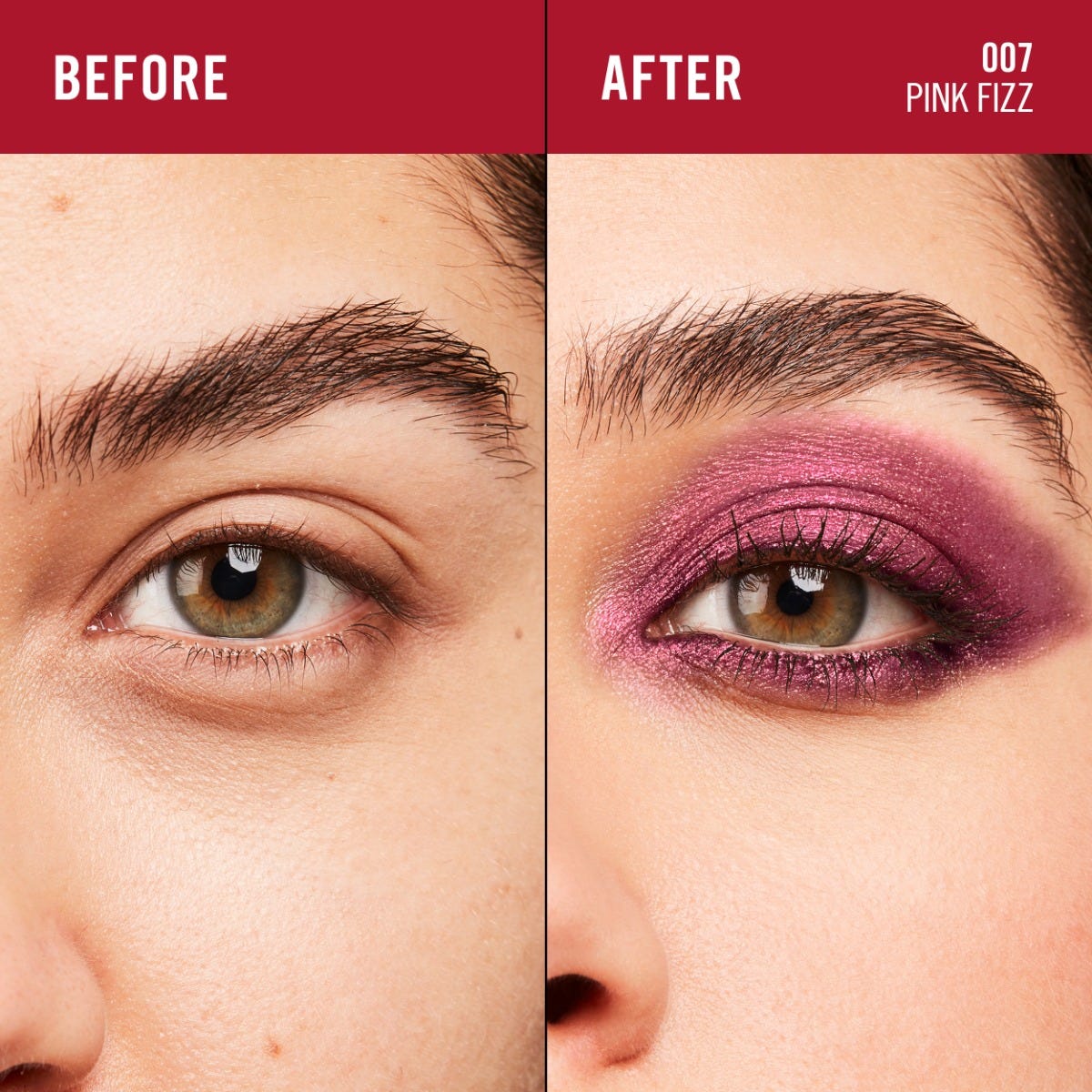 Rimmel Wonder'Last, 007 Pink Fizz, Ombretto in stick, Colore vibrante e d’impatto, Facile da applicare, Texture confortevole, Formula ultra-cremosa, Formula Vegana, 1,64 g