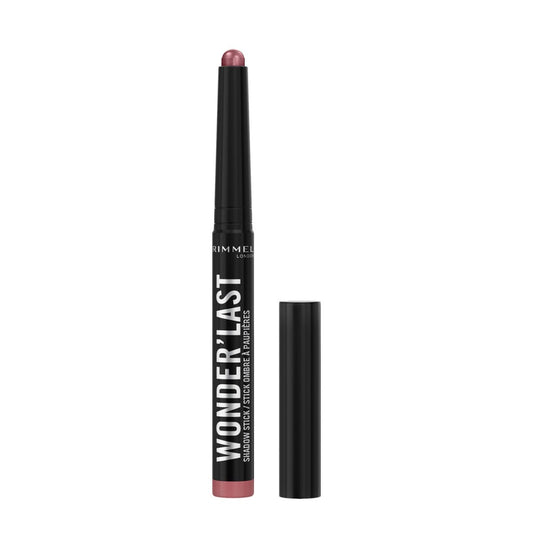 Rimmel Wonder'Last, 007 Pink Fizz, Ombretto in stick, Colore vibrante e d’impatto, Facile da applicare, Texture confortevole, Formula ultra-cremosa, Formula Vegana, 1,64 g