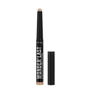 Rimmel Wonder'Last, 004 Soft Bubbles, Ombretto in stick, Colore vibrante e d’impatto, Facile da applicare, Texture confortevole, Formula ultra-cremosa, Formula Vegana, 1,64 g