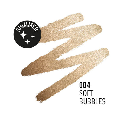 Rimmel Wonder'Last, 004 Soft Bubbles, Ombretto in stick, Colore vibrante e d’impatto, Facile da applicare, Texture confortevole, Formula ultra-cremosa, Formula Vegana, 1,64 g