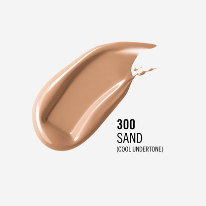 Rimmel London, Lasting Finish 35H, 300 Sand, fondotinta, lunga tenuta, idratante, formula vegana, alta coprenza, 30ml