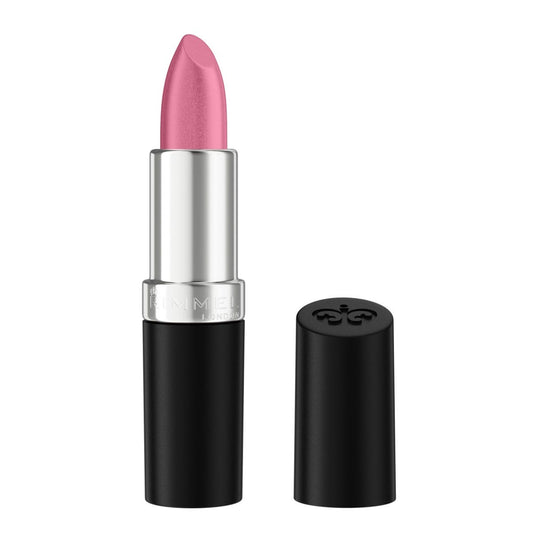 Rimmel Lasting Finish, 300 Pinch Me Pink, Rossetto Satinato, Lunga Durata, Finish Satinato, Ricco Colore, Idratante, Formula Vegana, 4g