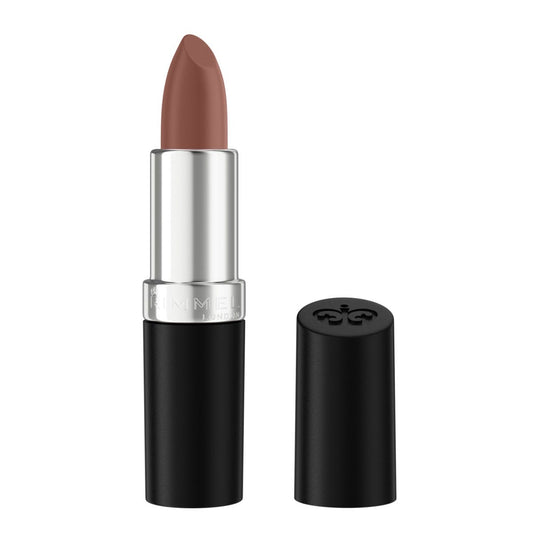 Rimmel Lasting Finish, 370 90's Baby, Rossetto Satinato, Lunga Durata, Finish Satinato, Ricco Colore, Idratante, Formula Vegana, 4g